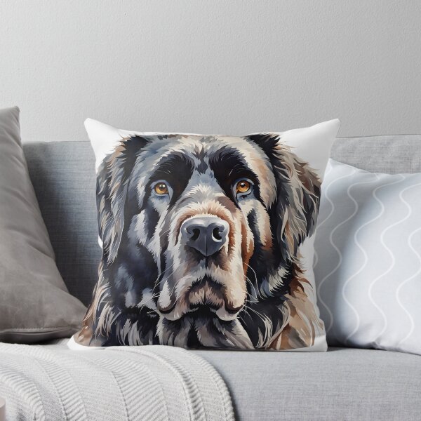 Item preview, Watercolor picture of a Newfoundland Dog designed and sold by Petalandfur.
