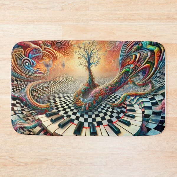 Item preview, Mystical Keys Surreal Art -  home decor designed and sold by crea8iveway.