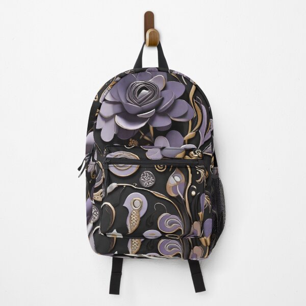 Item preview, Lavender and Platinum Flower Pattern Design designed and sold by ShePrompts.