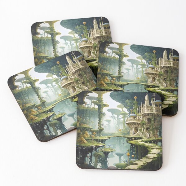 Item preview, A castle in the middle of a mushroom forest designed and sold by Phutharesuan Wachirapisut.