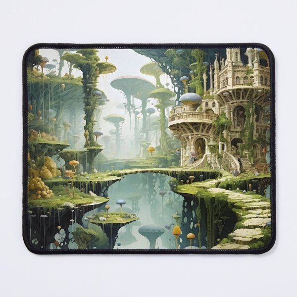 Item preview, A castle in the middle of a mushroom forest designed and sold by Phutharesuan Wachirapisut.