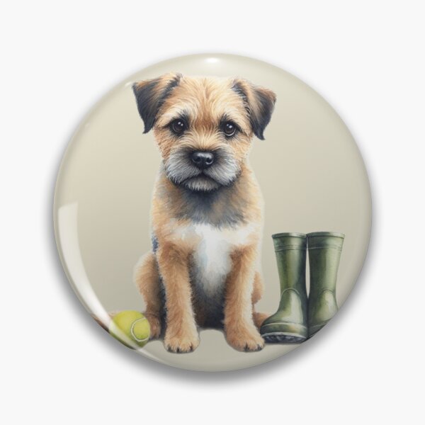 Item preview, Border Terrier Walkies Time designed and sold by barksandsqueaks.