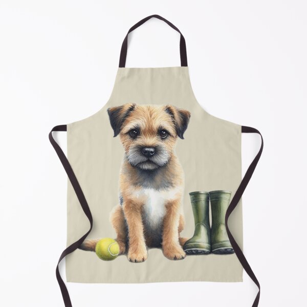 Item preview, Border Terrier Walkies Time designed and sold by barksandsqueaks.
