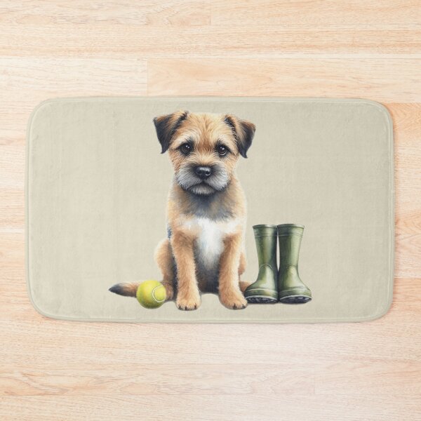 Item preview, Border Terrier Walkies Time designed and sold by barksandsqueaks.