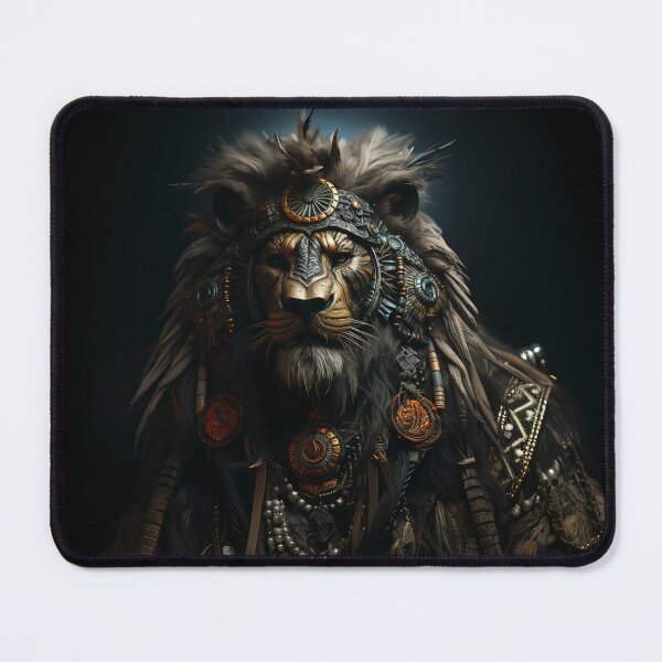Item preview, Brutal Lion with Dreadlocks designed and sold by OldNewAmbient.