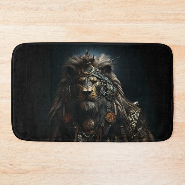 Item preview, Brutal Lion with Dreadlocks designed and sold by OldNewAmbient.