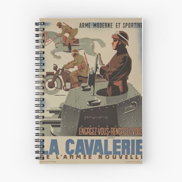 Item preview, Vintage French recruitment poster "La Cavalerie" by Sogno designed and sold by TJHarr.