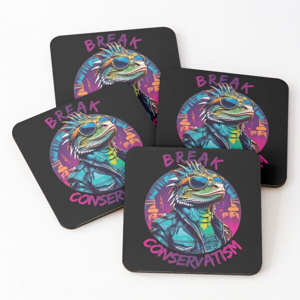 Item preview, Colorful lizard with sunglasses designed and sold by HarridanCreates.