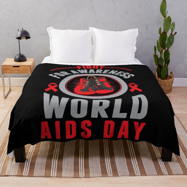 Item preview, Fight for Awareness World AIDS Day HIV Aids Fighter Warrior designed and sold by defabiosofxs.