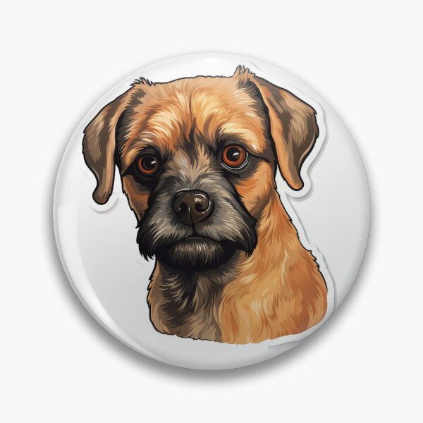 Item preview, Cute Border Terrier Dog designed and sold by ReeHub.