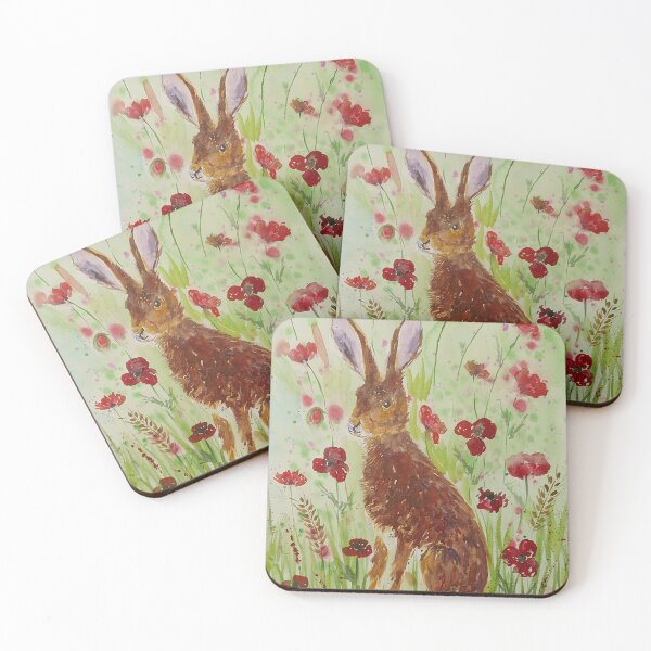Item preview, Hare among Poppies  designed and sold by Casimirasart.
