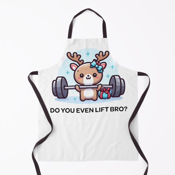 Item preview, Christmas holidays Cute Reindeer Lifting Barbell designed and sold by ArsiStrenght.