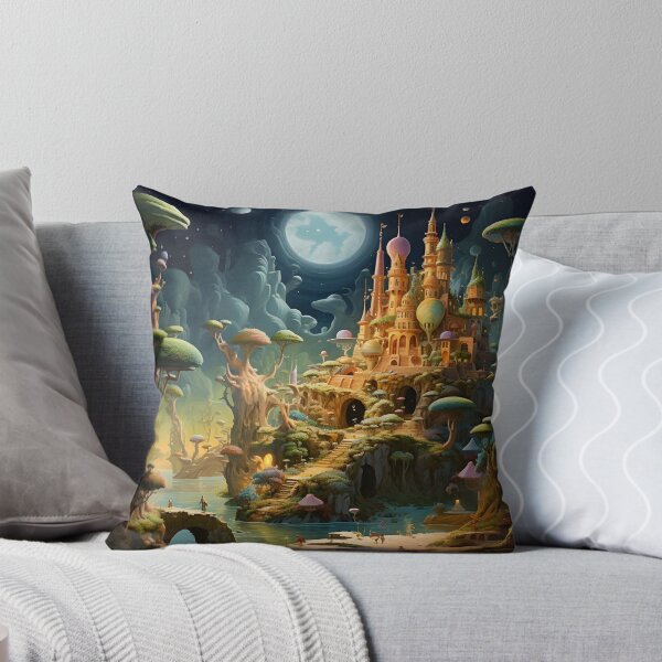 Item preview, A forest of trees and mushrooms designed and sold by Phutharesuan Wachirapisut.
