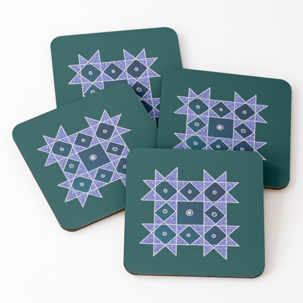 Item preview,  Kolam/Muggu/Rangoli - Blue designed and sold by ShreecreatE.