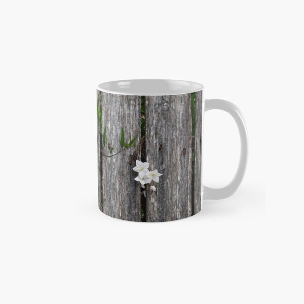 fence with flower Classic Mug