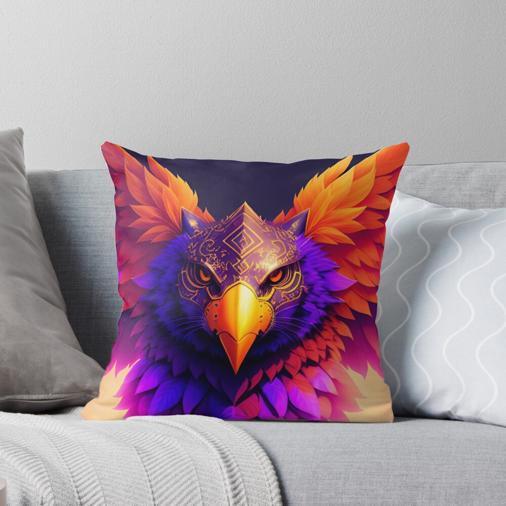 Item preview, Throw Pillow designed and sold by FeatherCorp.