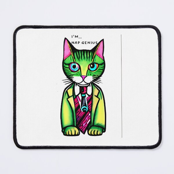 Item preview, Cat I'm Nap Genius designed and sold by FroggyIsabelle.