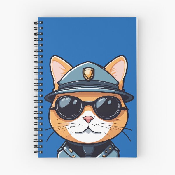Item preview, A cat cop with shades designed and sold by Dalevalart.