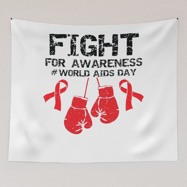 Item preview, Fight For Awareness World AIDS Day HIV Fight December 1st designed and sold by defabiosofxs.