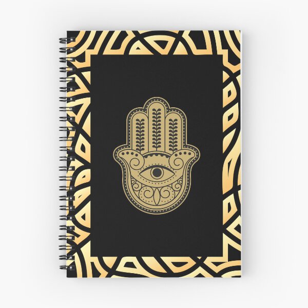 Item preview, Hamsa Hand Gold and Black designed and sold by tkel1.