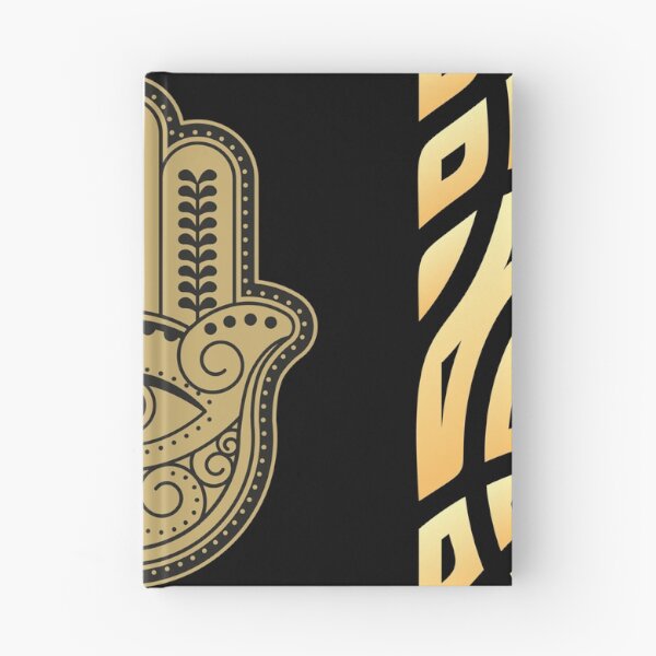 Item preview, Hamsa Hand Gold and Black designed and sold by tkel1.