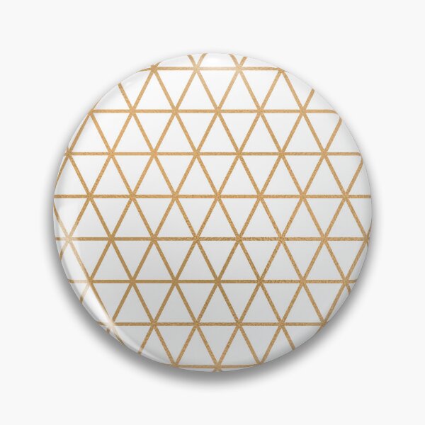 Item preview, Triangles gold pattern designed and sold by pinkjeans.
