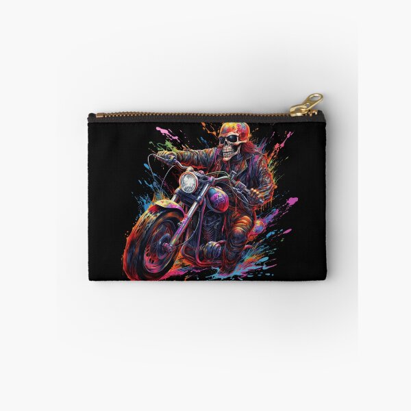 Item preview, Apocalyptic Biker 4: skeleton on a Motorcycle designed and sold by GrungeGarage.