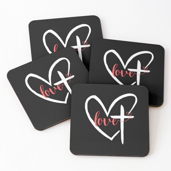 Item preview, Cross-Heart-love-christian sticker designed and sold by Faithandpattern.