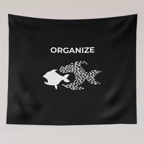 Item preview, Organize Labor Union Fish Graphic Solidarity  designed and sold by The Junto Shop.