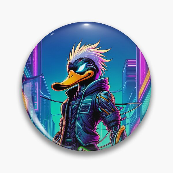 Item preview, CyberDuck Noir: Neon Knight designed and sold by slothsandducks.