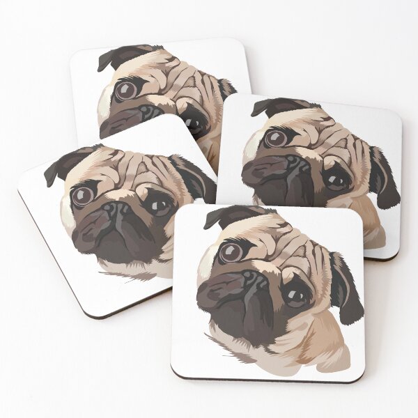 Item preview, Adorable Pug Face - Cute Pet Portrait designed and sold by pugmilk.