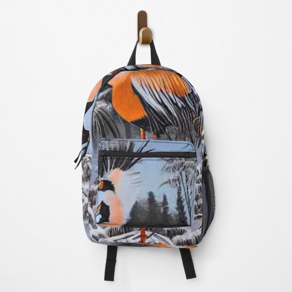 Item preview, Crowned Cranes in winter landscape designed and sold by George Hutton Hunter.