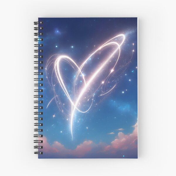 Item preview, A shining and magical heart in the sky designed and sold by AI-Only Creations.