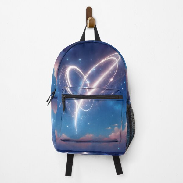 Item preview, A shining and magical heart in the sky designed and sold by AI-Only Creations.