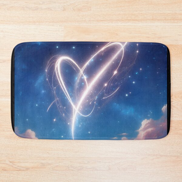 Item preview, A shining and magical heart in the sky designed and sold by AI-Only Creations.
