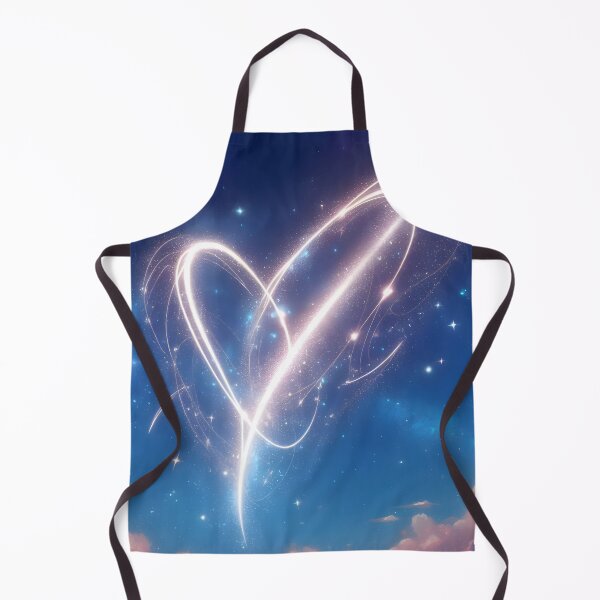 Item preview, A shining and magical heart in the sky designed and sold by AI-Only Creations.