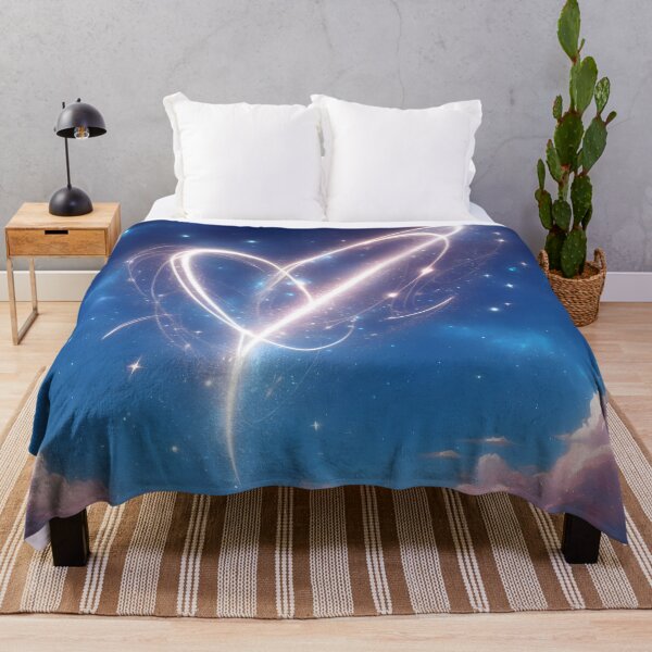 Item preview, A shining and magical heart in the sky designed and sold by AI-Only Creations.