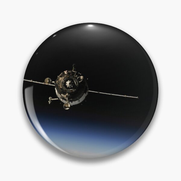 Item preview, STK204629S-The Soyuz TMA-10M above Earth's limb. designed and sold by StocktrekImages.