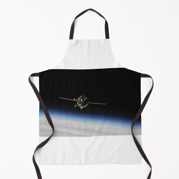 Item preview, STK204629S-The Soyuz TMA-10M above Earth's limb. designed and sold by StocktrekImages.