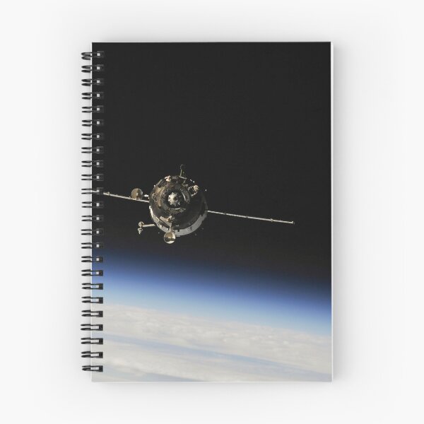 Item preview, STK204629S-The Soyuz TMA-10M above Earth's limb. designed and sold by StocktrekImages.