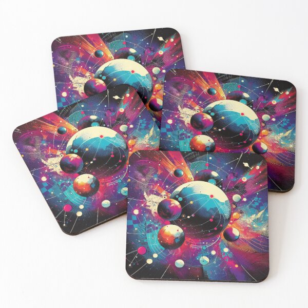 Item preview, Pop Art Space Landscape - home decor designed and sold by crea8iveway.