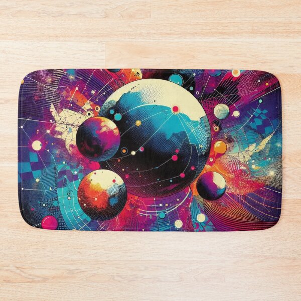 Item preview, Pop Art Space Landscape - home decor designed and sold by crea8iveway.