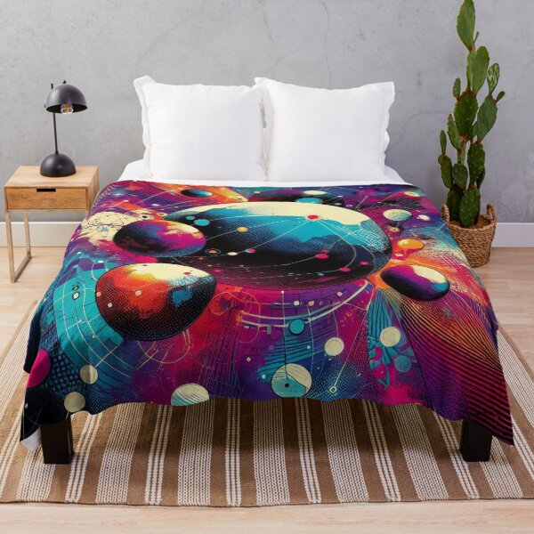 Item preview, Pop Art Space Landscape - home decor designed and sold by crea8iveway.