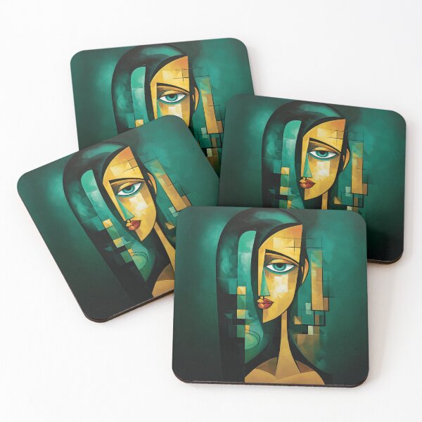 Item preview, Verdant Vision: Cubist Contemplation designed and sold by ZedMont.