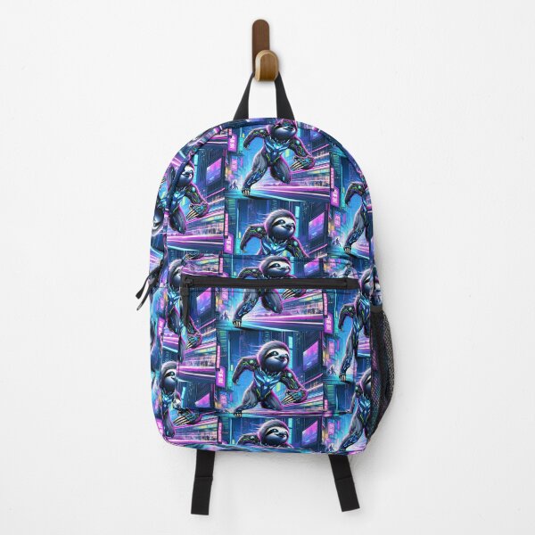 Item preview, CyberSloth: Neon Agility designed and sold by slothsandducks.
