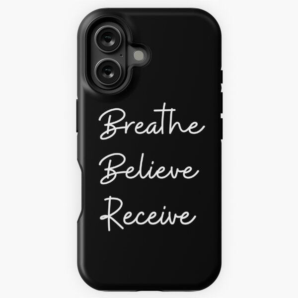 Item preview, Breathe, Believe, Receive designed and sold by NaaEchDesign ⭐⭐⭐⭐⭐.