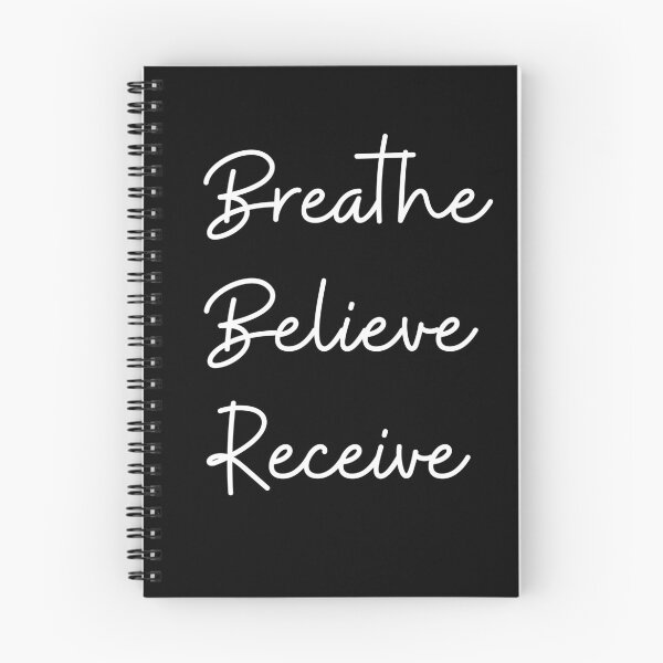 Item preview, Breathe, Believe, Receive designed and sold by NaaEchDesign ⭐⭐⭐⭐⭐.