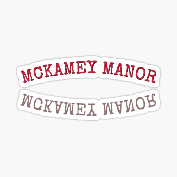 McKamey manor mirrored  Sticker