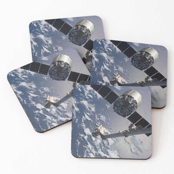 Item preview, STK204633S-Canadarm2 robotic arm releases the Cygnus spacecraft. designed and sold by StocktrekImages.