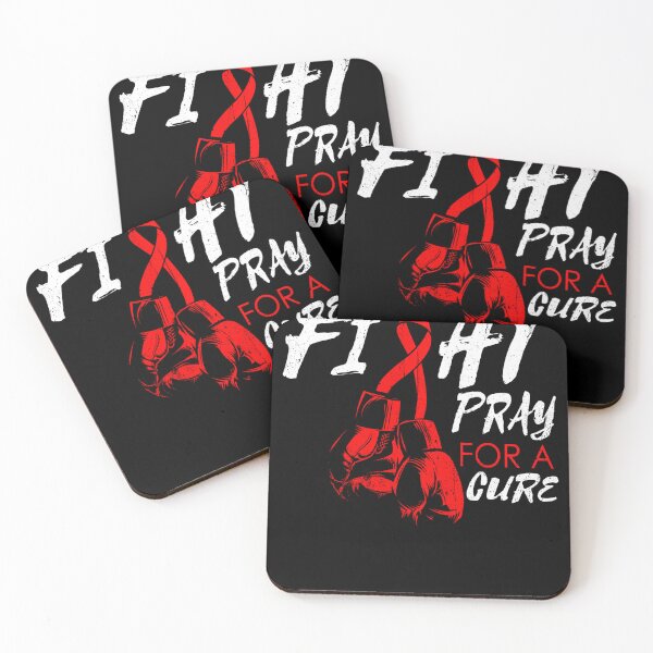 Item preview, Fight Pray For Cure HIV AIDS Awareness Support Day Warrior designed and sold by defabiosofxs.